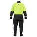 Mustang MSD576 Water Rescue Dry Suit - Fluorescent Yellow Green-Black - Large