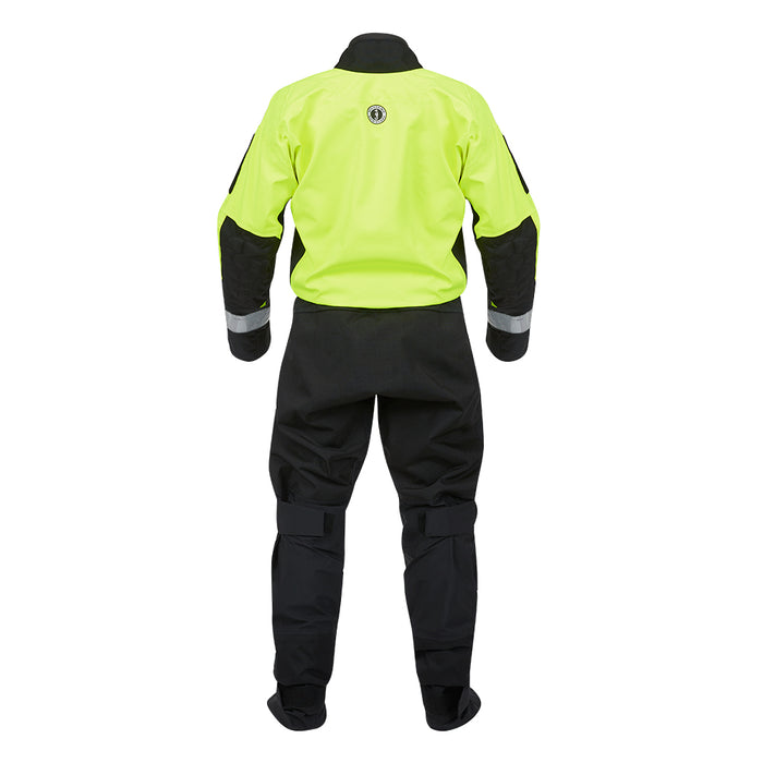 Mustang Sentinel Series Water Rescue Dry Suit - Fluorescent Yellow Green-Black - XXL Regular